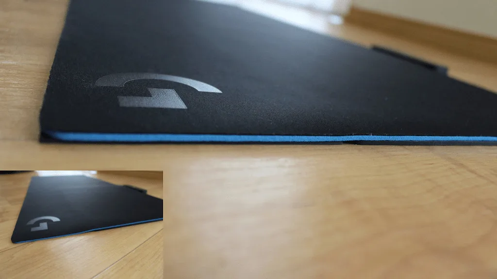 Logicool G840とPOWERPLAYのマウスパッド