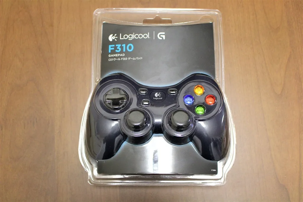 Logicool F310のパッケージ