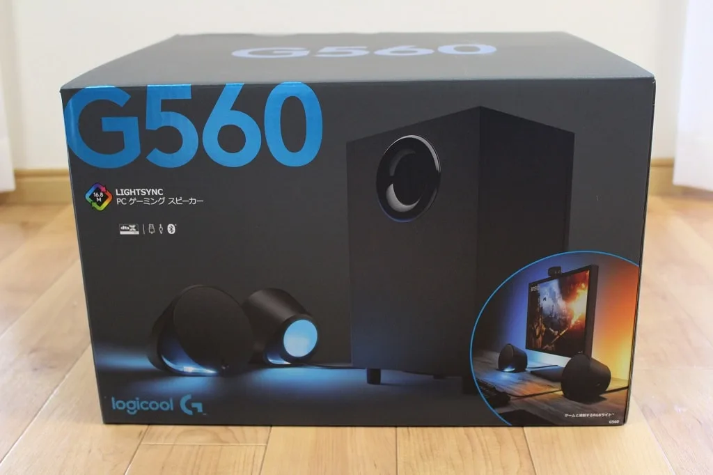 Logicool G560の外箱