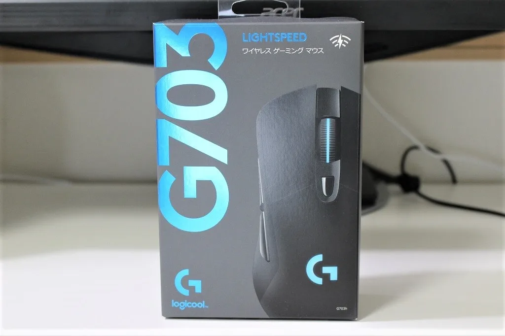 Logicool G703の外箱